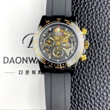 홍콩명품 [로렉스]남성용 하이엔드 데이토나 세라믹 베젤 40mm 크로노그래프 오토매틱 Cal.4130 무브먼트 스켈레톤 다이얼 rol5663  