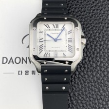 홍콩명품 [까르띠에] 남성용 산토스 드 까르띠에 워치 WSSA0018 라지 39.8mm 오토매틱 9015 무브먼트 화이트 다이얼 car69396  