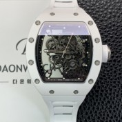 홍콩명품 [리차드밀레] 남성용 RM055 부바왓슨 세라믹 50mm 기계식 수동형 무브먼트 스켈레톤 다이얼 ric0324  