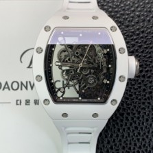 홍콩명품 [리차드밀레] 남성용 RM055 부바왓슨 세라믹 50mm 기계식 수동형 무브먼트 스켈레톤 다이얼 ric0324  