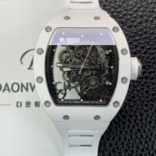 홍콩명품 [리차드밀레] 남성용 RM055 부바왓슨 세라믹 50mm 기계식 수동형 무브먼트 스켈레톤 다이얼 ric0324  