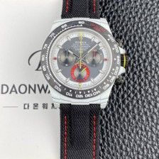 홍콩명품 [로렉스]남성용 데이토나 DIW 포지드카본 커스텀 40미리 크로노그래프 오토매틱 Cal.4130 무브먼트 그레이 다이얼 rol5656  