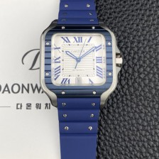 홍콩명품 [까르띠에] 남성용 산토스 드 까르띠에 워치 WSSA0047 라지 39.8mm 오토매틱 9015 무브먼트 실버 다이얼 car69399  