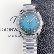 홍콩명품 [오메가] 남성용 씨마스터 220.10.38.20.03.005 아쿠아 테라 150M 마스터 38mm 크로노미터 오토매틱 Cal.8800타입 터쿼이즈 다이얼 omg0268  