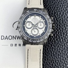 홍콩명품 [로렉스]남성용 데이토나 DIW 포지드카본 커스텀 40미리 크로노그래프 오토매틱 Cal.4130 무브먼트 화이트 다이얼 rol5652  
