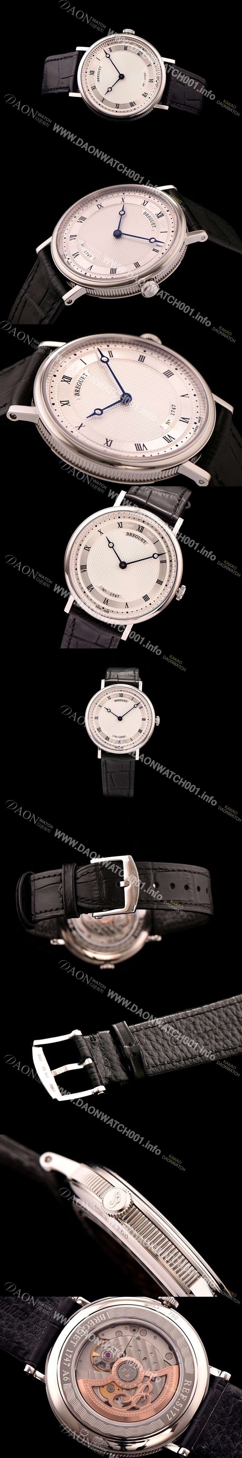 홍콩명품 [브레게] 남성용 클래식 No.1747 씨리즈 화이트 다이얼 오토매틱 무브먼트 BRG4210