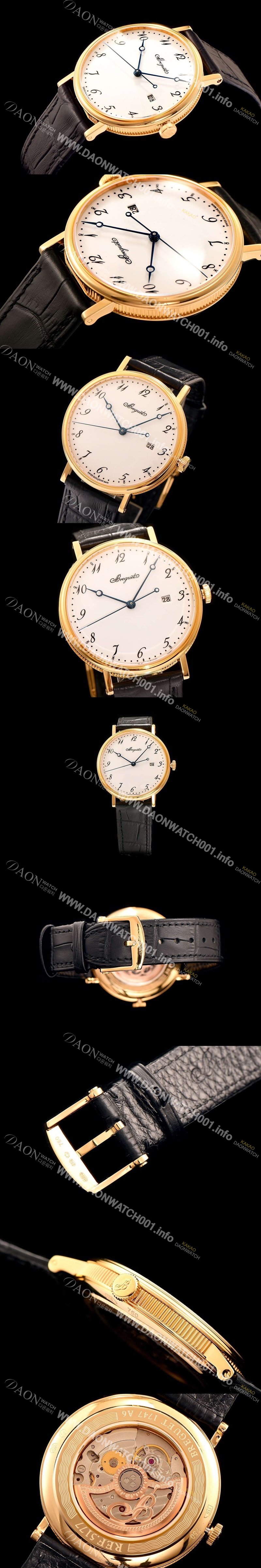 홍콩명품 [브레게] 남성용 클래식 화이트 다이얼 오토매틱 무브먼트 BRG4211