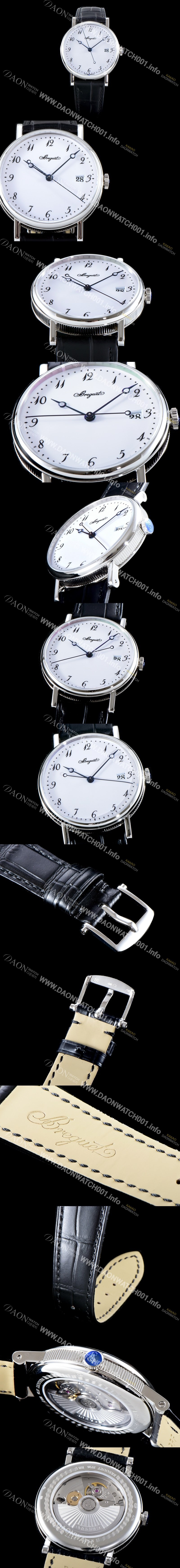 홍콩명품 [브레게] 남성용 클래식 화이트 다이얼 오토매틱 무브먼트 BRG4200