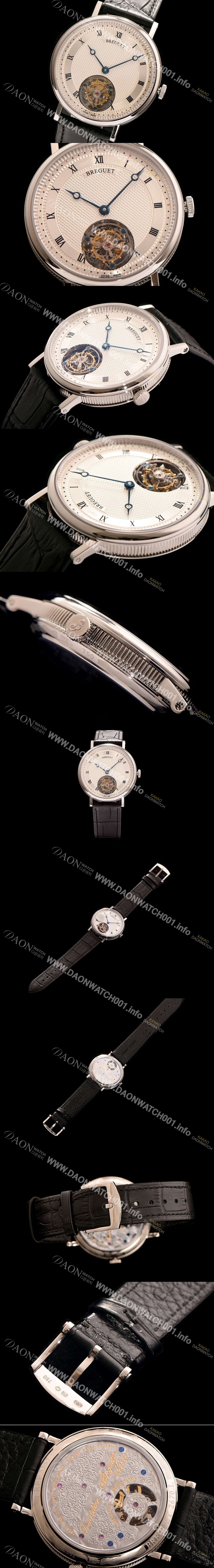 홍콩명품 [브레게] 남성용 클래식 화이트 다이얼 투어빌론 무브먼트 BRG4202