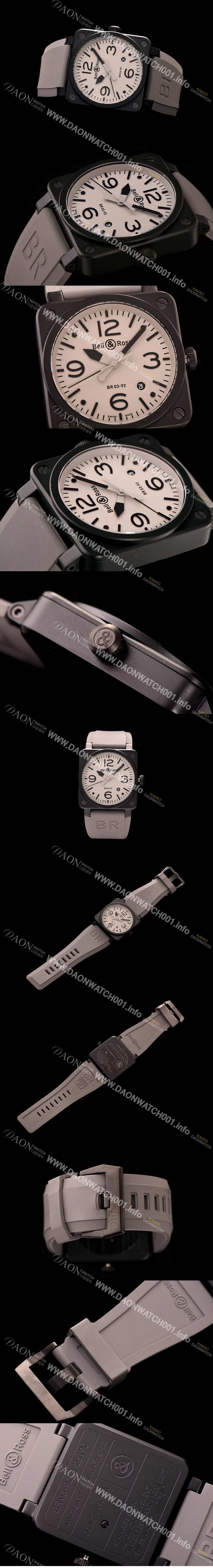 홍콩명품 [벨엔로즈] 남성용 오토메틱 그레이다이얼 BEL4200