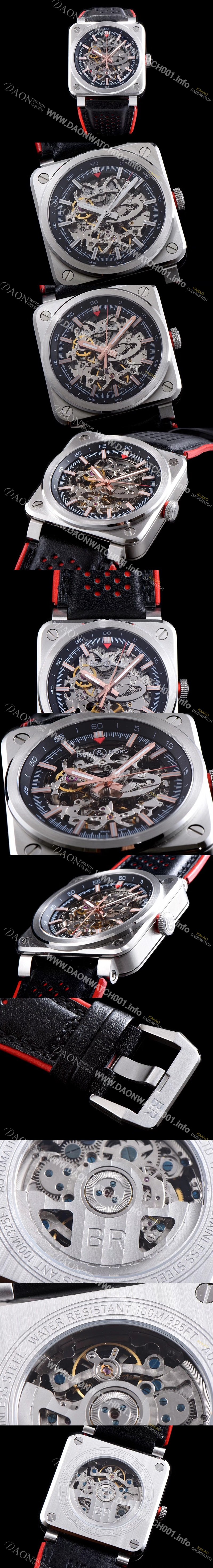 홍콩명품 [벨엔로즈] 남성용 인스트루먼트BR 03-92 AEROGT 스켈레톤 다이얼 오토매틱 무브먼트 BEL4233