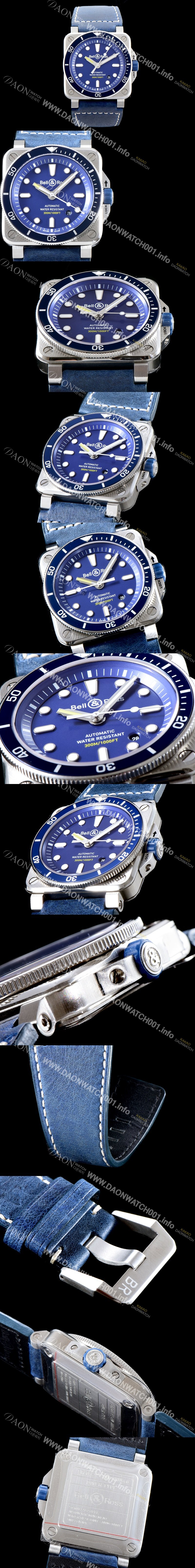 홍콩명품 [벨엔로즈] 남성용 인스트루먼트 BR0392-D-BU-ST/SRB 2018년 신형다이버워치 UP!! 블루 다이얼 오리지날 미요타 9시리즈 오토매틱 무브먼트 BEL4205