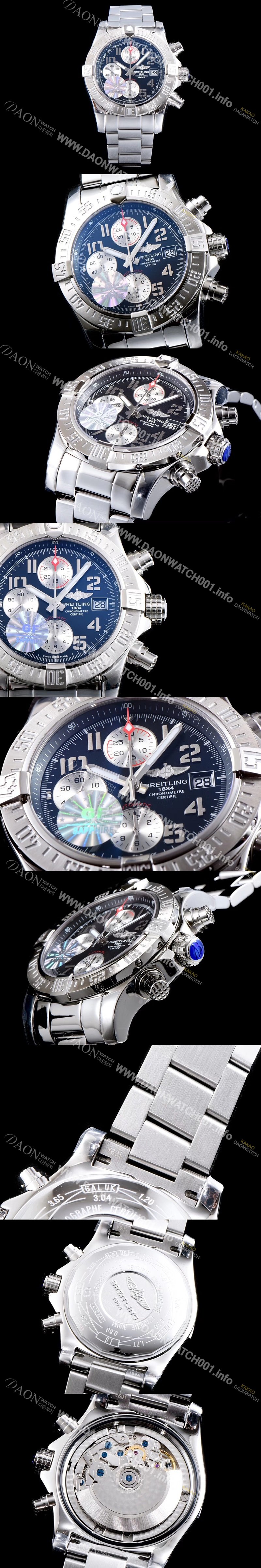 홍콩명품 [브라이틀링] 남성용 A1338111|BC33|170A 스카이랜드 어벤져 크로노그래프 블랙다이얼 ETA-7750오토매틱 무브먼트 BRE0200