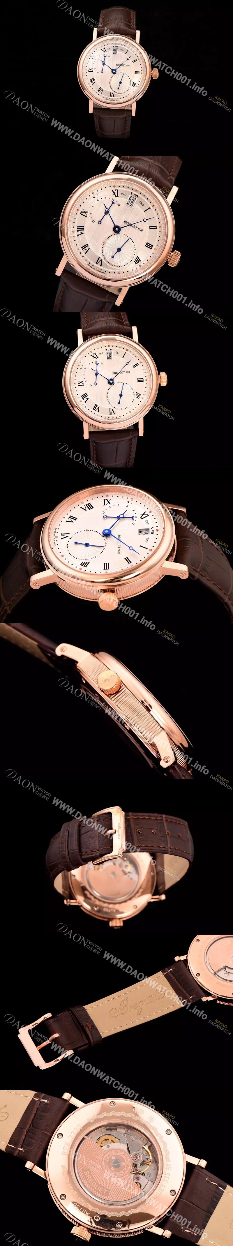 홍콩명품 [브레게] 남성용 오토매틱 998 시리즈 화이트다이얼 BRG4203