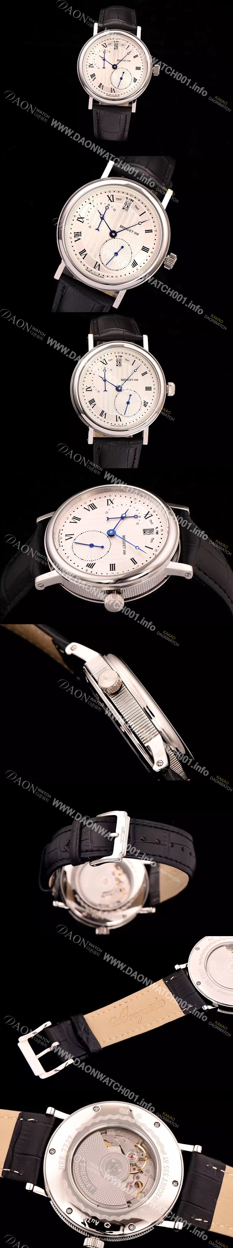 홍콩명품 [브레게] 남성용 오토매틱 998 시리즈 화이트다이얼 BRG4200