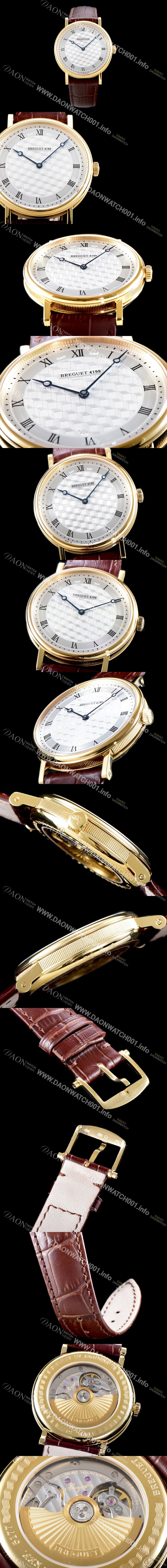 홍콩명품 [브레게] 남성용 클래식 No.4199 씨리즈 40mm 화이트다이얼 BRG4254