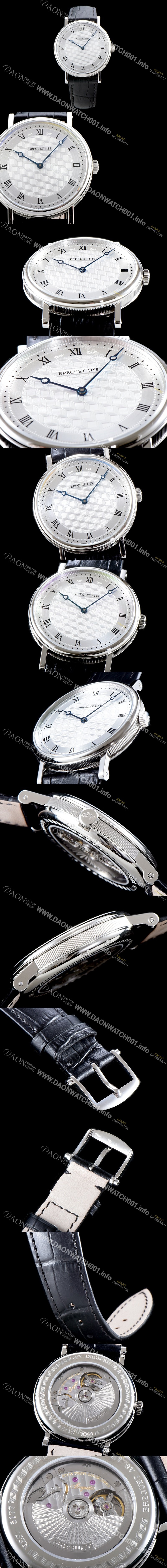 홍콩명품 [브레게] 남성용 클래식 No.1747 씨리즈 40mm 화이트다이얼 BRG4250