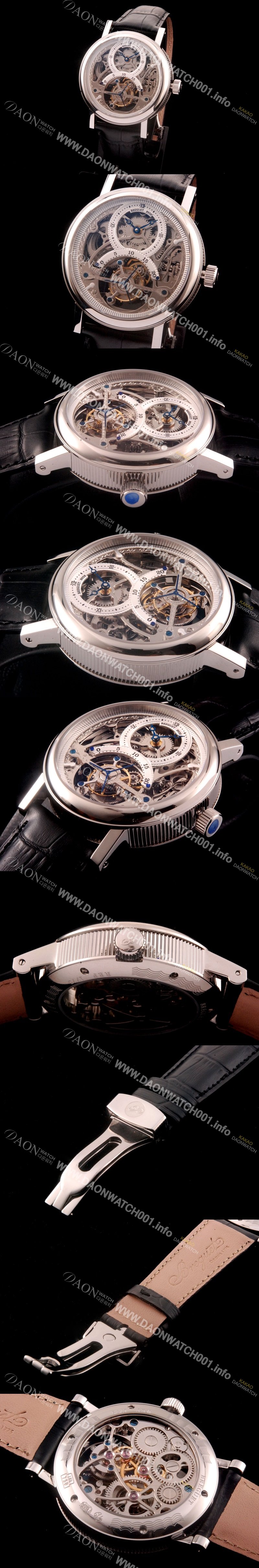 홍콩명품 [브레게] 남성용 VIP타입 리얼 뚜르비용!!클래식 그랜드 컴플리케이션 3355PT/00/986 스켈레톤 다이얼 투어빌론 탑재 무브먼 BRG0400