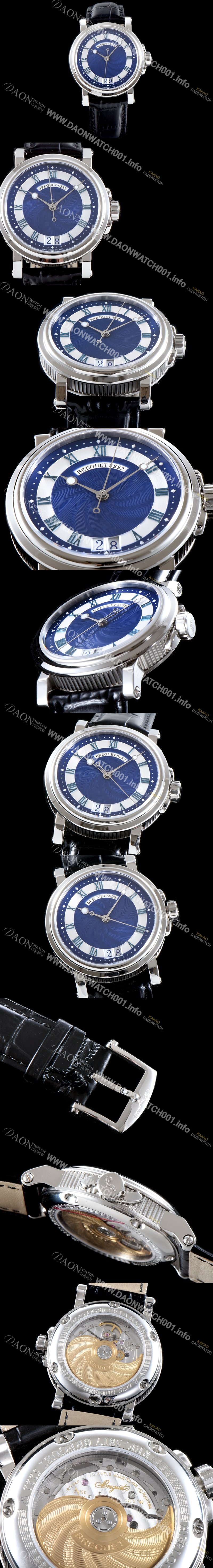 홍콩명품 [브레게] 남성용 마린 컬렉션 5817ST/Y2/SV0 빅데이트 독특한