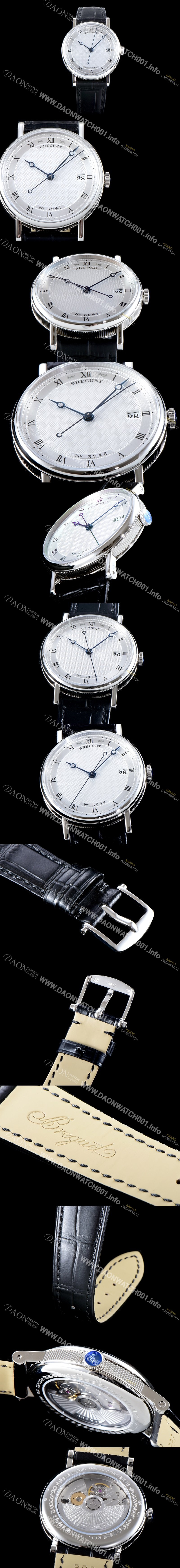 홍콩명품 [브레게] 남성용 업그레이드형!!클래식 5177BB/12/9V6 데일리 워치 실버 텍스쳐드 다이얼 오토매틱 무브먼트 BRG0412