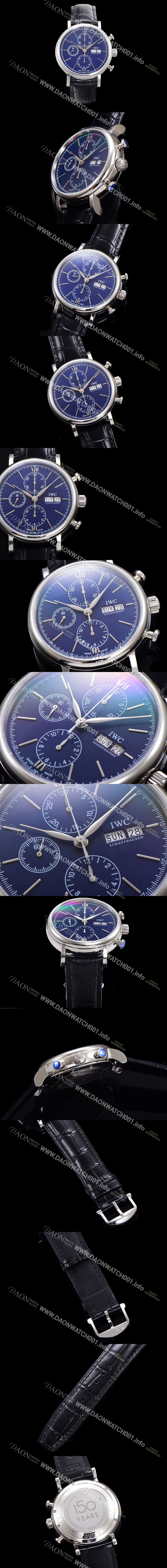 홍콩명품 [아이더블유씨] 남성용 포르토피노 IW391023 오토매틱 무브먼트 42미리 블루 다이얼 IWC71015