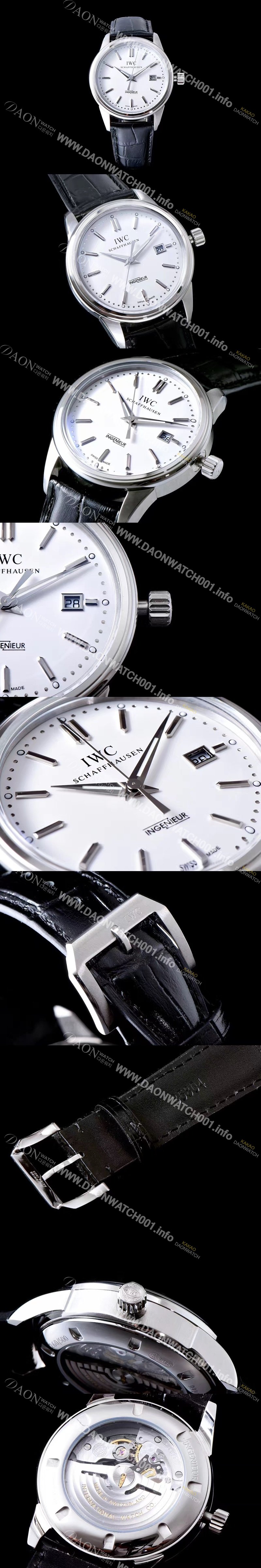 홍콩명품 [아이더블유씨] 남성용 인게뉴어 화이트 다이얼 오토매틱 무브먼트 IWC0201