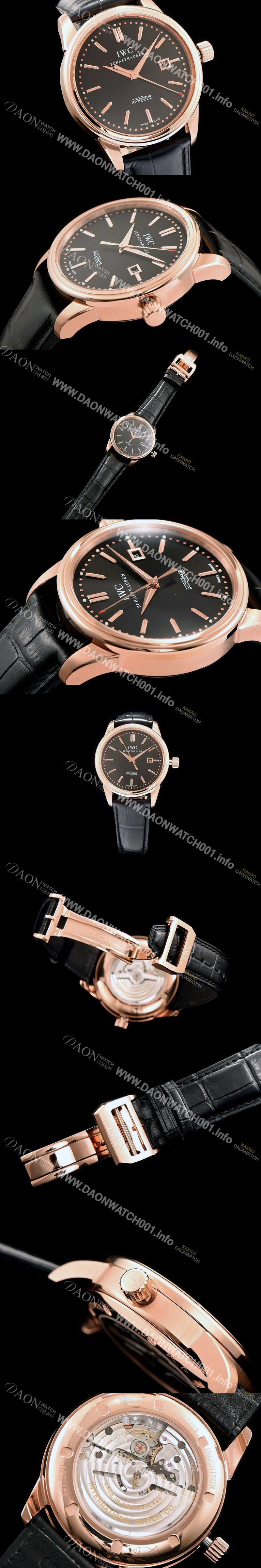 홍콩명품 [아이더블유씨] 남성용 인게뉴어 블랙 다이얼 오토매틱 무브먼트 IWC0252