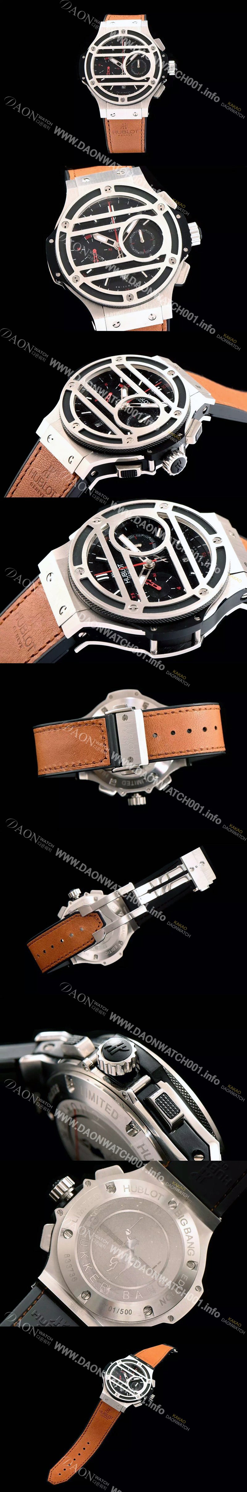 홍콩명품 [휴블렛] 남성용 빅뱅 블랙 다이얼 오토매틱 무브먼트 HUB0403