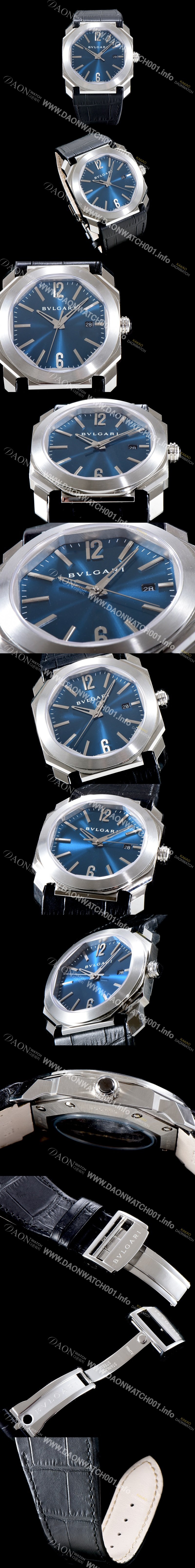 홍콩명품 [불가리] 남성용 옥토 블루다이얼 오토매틱 무브먼트 BVL4213