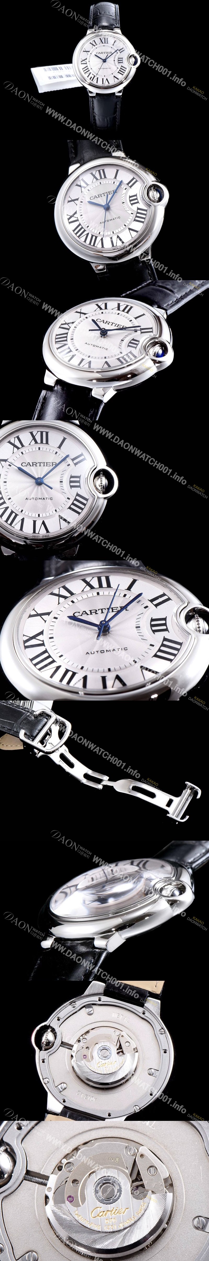 홍콩명품 [까르띠에] 남성용 발롱블루 W6900556 화이트 다이얼 오토매틱 무브먼트 CAR0038