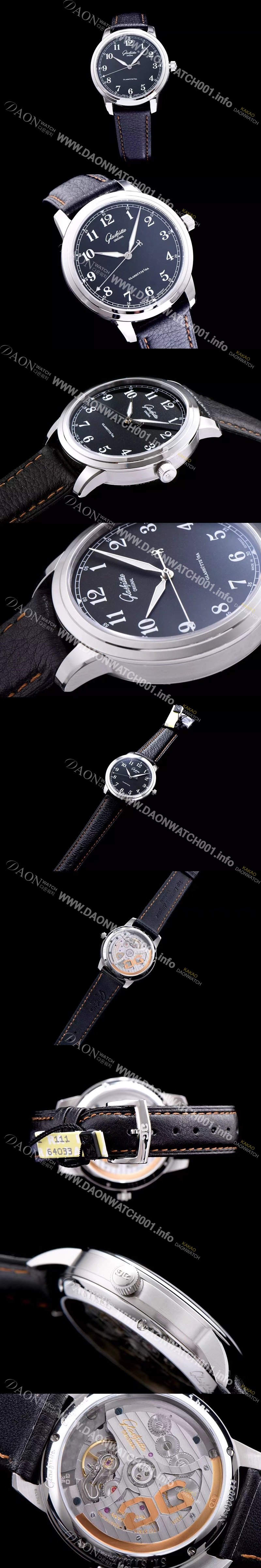 홍콩명품 [글라슈테 오리지날] 남성용 세나토 블랙 다이얼 오토매틱 무브먼트 GLA4245