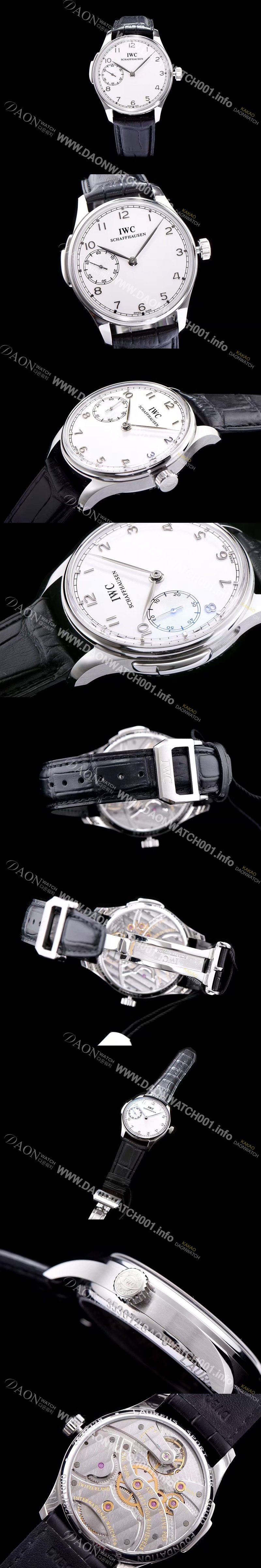 홍콩명품 [아이더블유씨] 남성용 포르투기즈 IW524204 미닛 리피터 화이트 다이얼 오토매틱 무브먼트 IWC0235