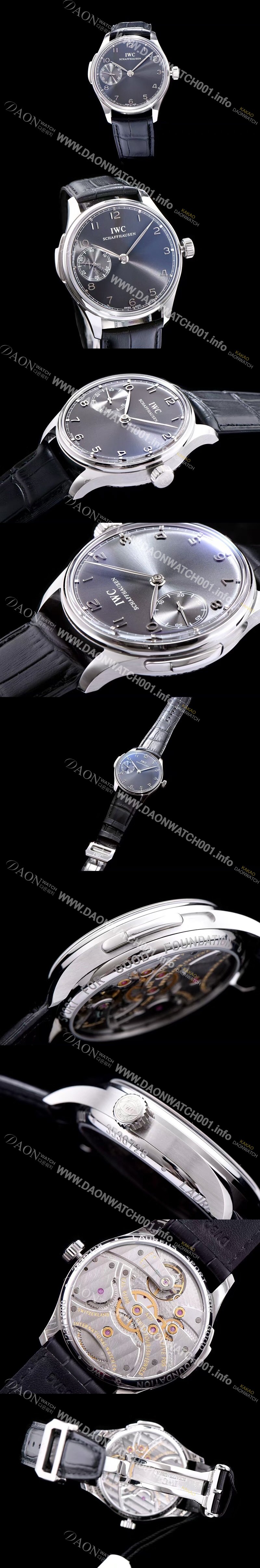 홍콩명품 [아이더블유씨] 남성용 포르투기즈 미닛 리피터 블랙 다이얼 오토매틱 무브먼트 IWC0231