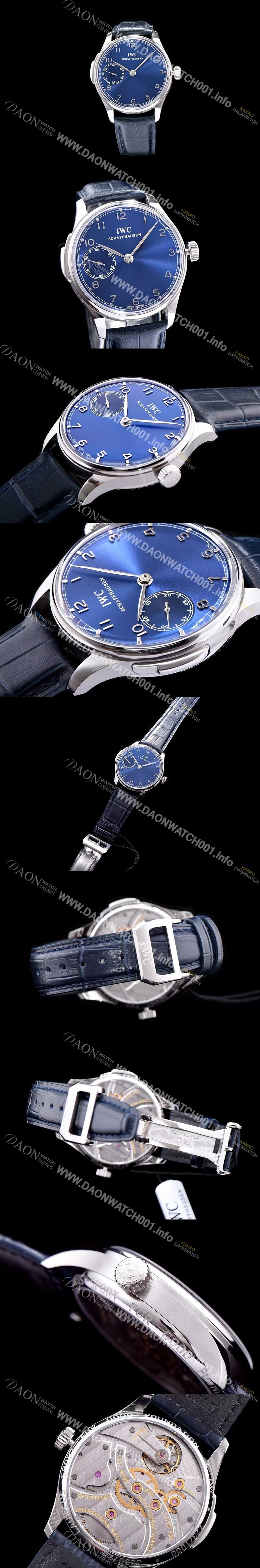 홍콩명품 [아이더블유씨] 남성용 포르투기즈 미닛 리피터 블루 다이얼 오토매틱 무브먼트 IWC0230