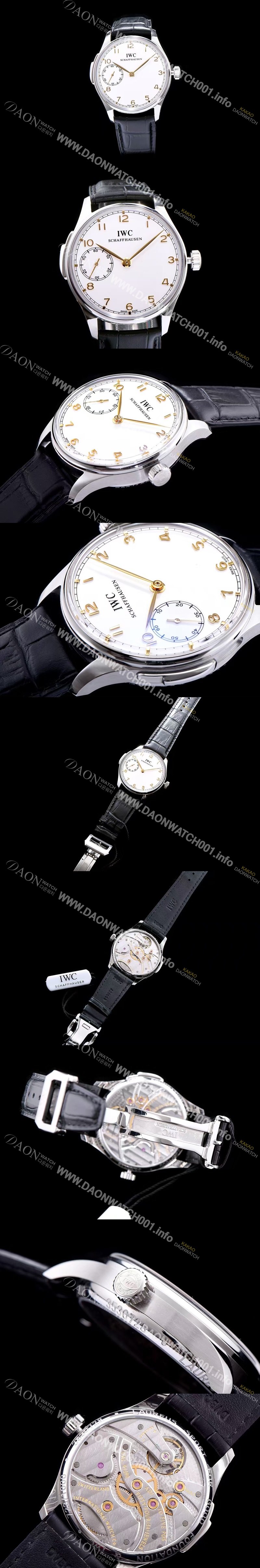 홍콩명품 [아이더블유씨] 남성용 포르투기즈 미닛 리피터 화이트 다이얼 오토매틱 무브먼트 IWC0200