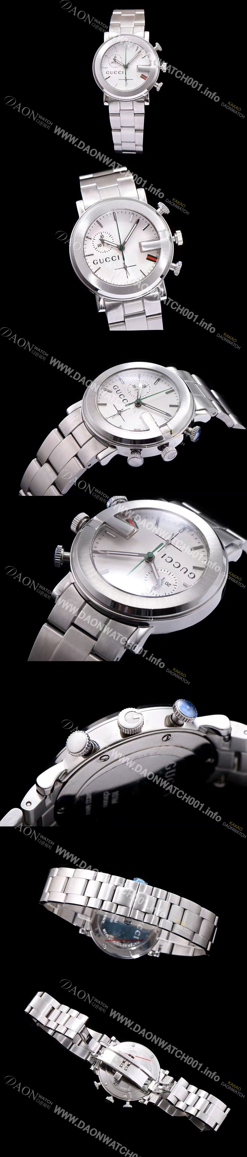 홍콩명품 [구찌] 남성용 G-타임리스 커플시계 화이트 다이얼 스위스 쿼츠 무브먼트 GUC4243