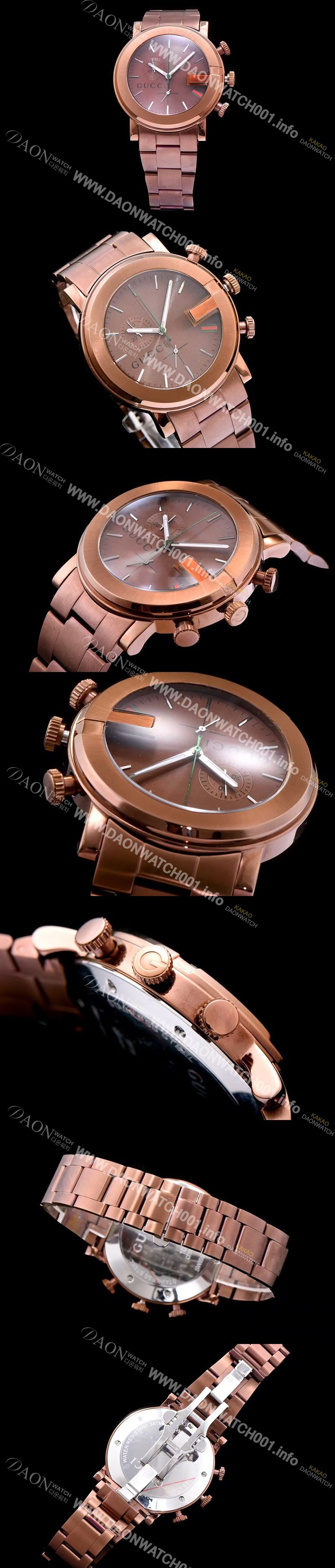 홍콩명품 [구찌] 남성용 G-타임리스 커플시계 블랙 다이얼 스위스 쿼츠 무브먼트 GUC4245