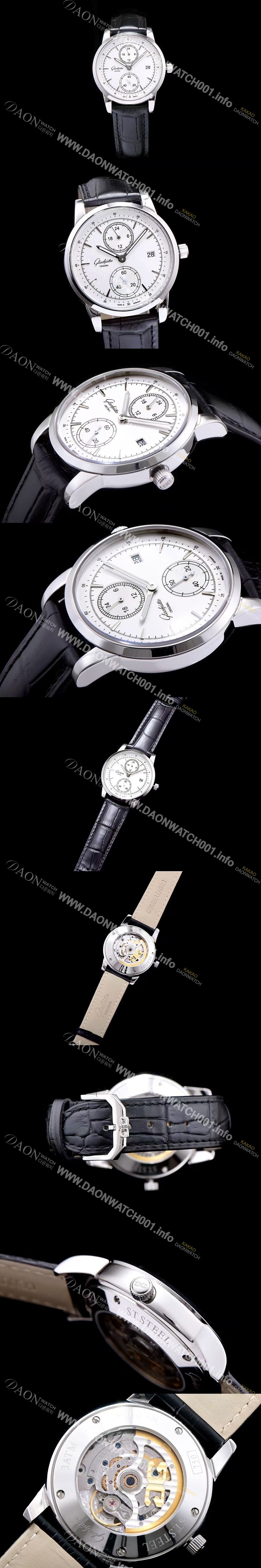 홍콩명품 [글라슈테 오리지날] 남성용 세나토 화이트 다이얼 오토매틱 무브먼트 GLA4220