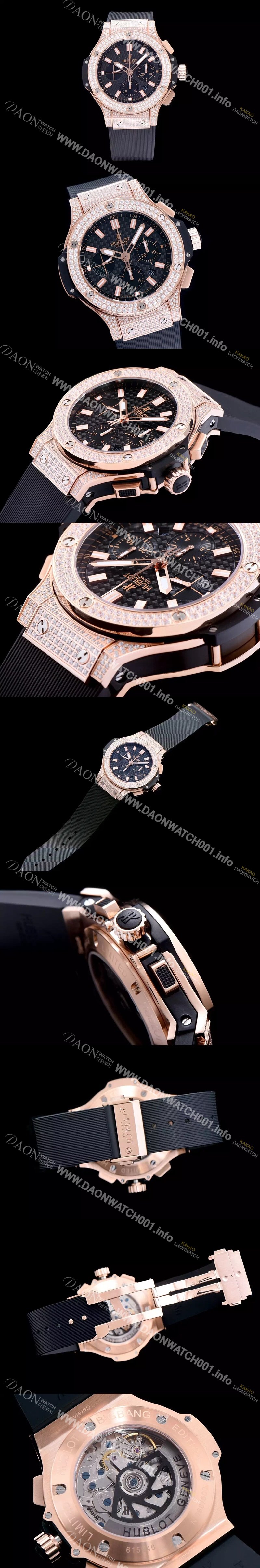 홍콩명품 [휴블렛] 남성용 빅뱅 하이퀄리티에 볼루션 블랙 다이얼 오토매틱 무브먼트 HUB0431