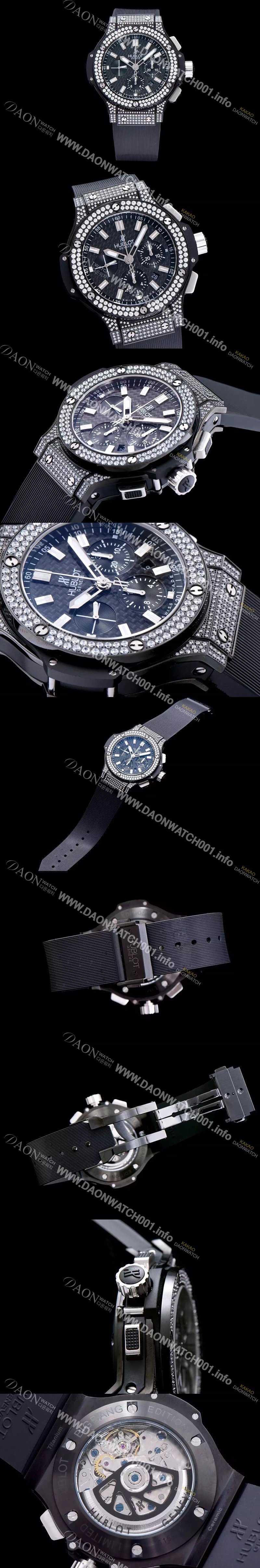 홍콩명품 [휴블렛] 남성용 빅뱅 하이퀄리티 볼루션 블랙 다이얼 오토매틱 무브먼트 HUB0433