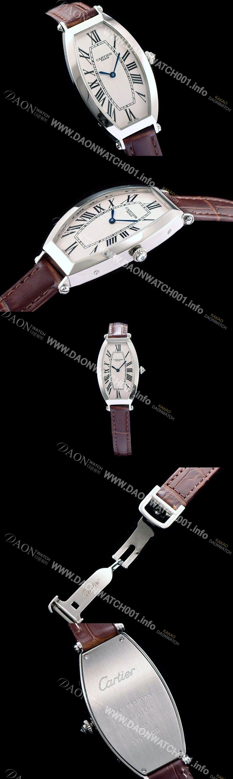 홍콩명품 [까르띠에] 여성용 토노 화이트 다이얼 쿼츠 무브먼트 CAR0115