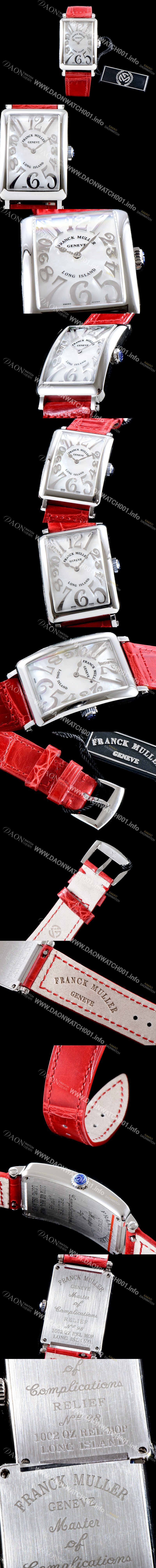 홍콩명품 [프랭크뮬러] 여성용 롱아일렌드 952 QZ REL 컬력션 화이트 마더 오브 펄 다이얼 스위스 쿼츠 무브먼트 FRA0411