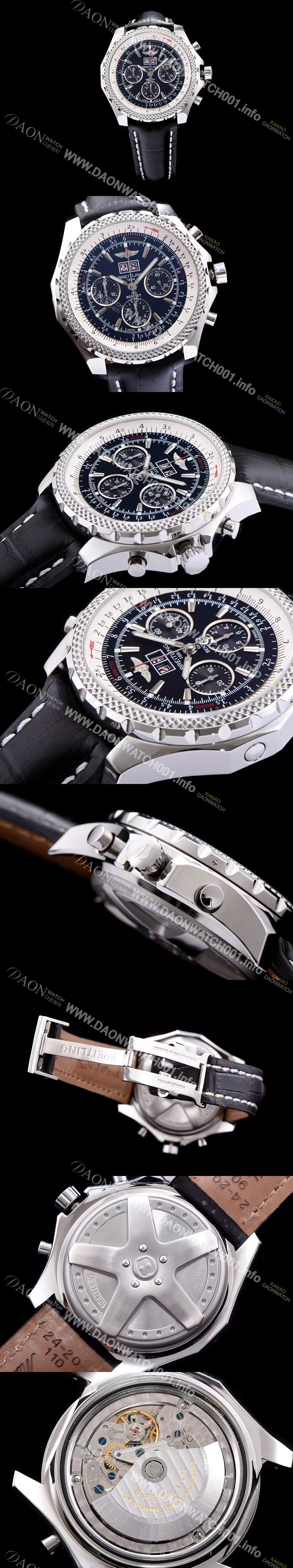 홍콩명품 [브라이틀링] 남성용 밴틀리 6.75 빅데이트 블랙 다이얼 BRE0404