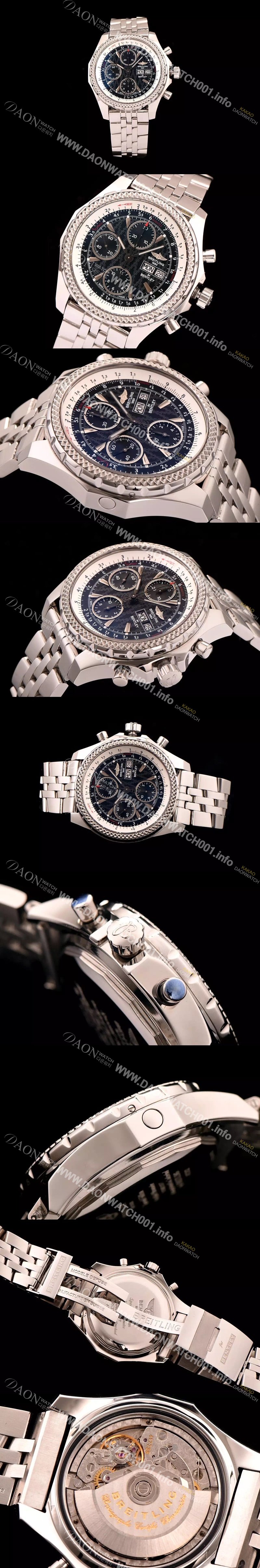 홍콩명품 [브라이틀링] 남성용 벤틀리 지티2 크로노 그래프 다크블루 다이얼 BRE0410