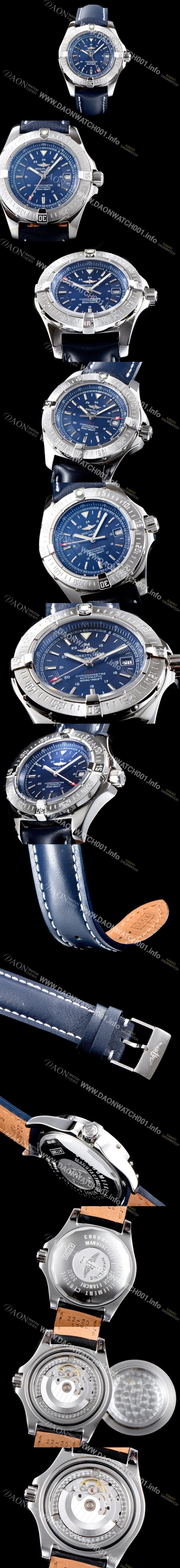 홍콩명품 [브라이틀링] 남성용 콜트 블루 다이얼 오토매틱 무브먼트 BRE0210