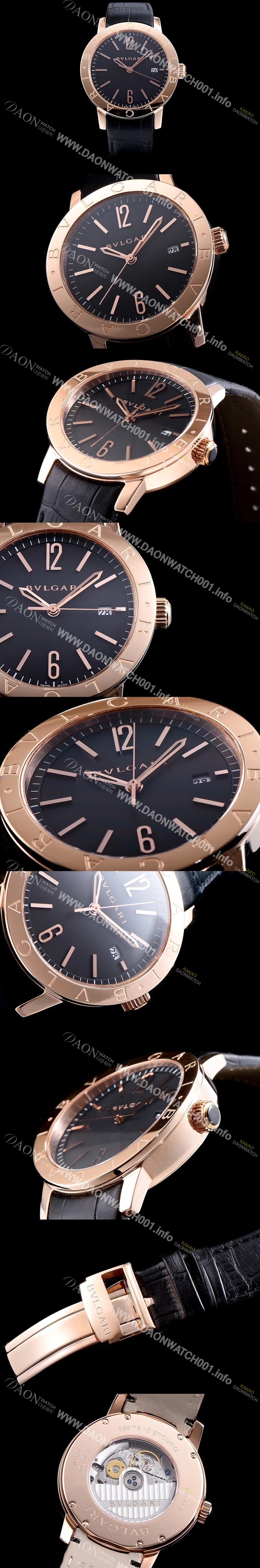 홍콩명품 불가리 소티리오 불가리 9015 오토매틱 무브먼트 블랙다이얼 BVL4220