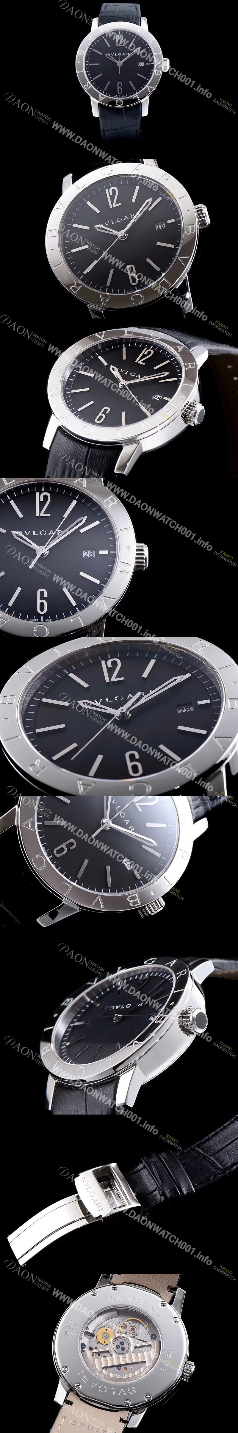 홍콩명품 불가리 소티리오 불가리 9015 오토매틱 무브먼트 블랙다이얼 BVL4223