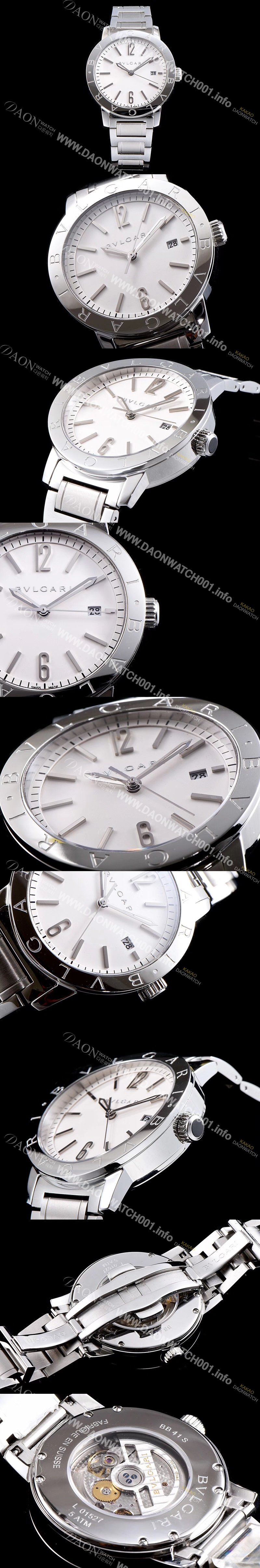 홍콩명품 [불가리] 남성용 소티리오 불가리 9015 오토매틱 무브먼트 블루다이얼 BVL4214