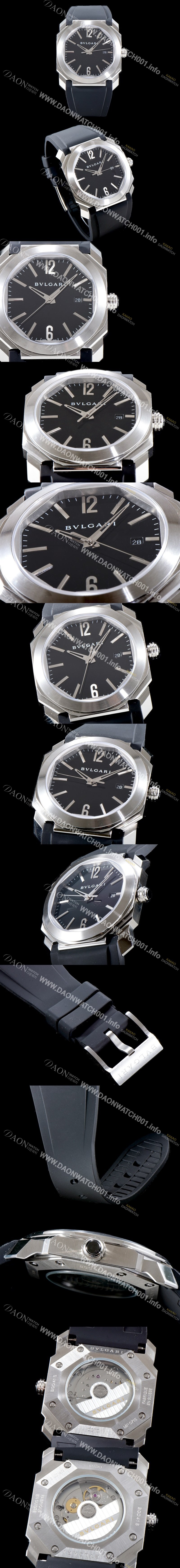 홍콩명품 [불가리] 남성용 옥토101964 BGO41BSLD 블랙 다이얼 오토매틱 무브먼트 BVL4203