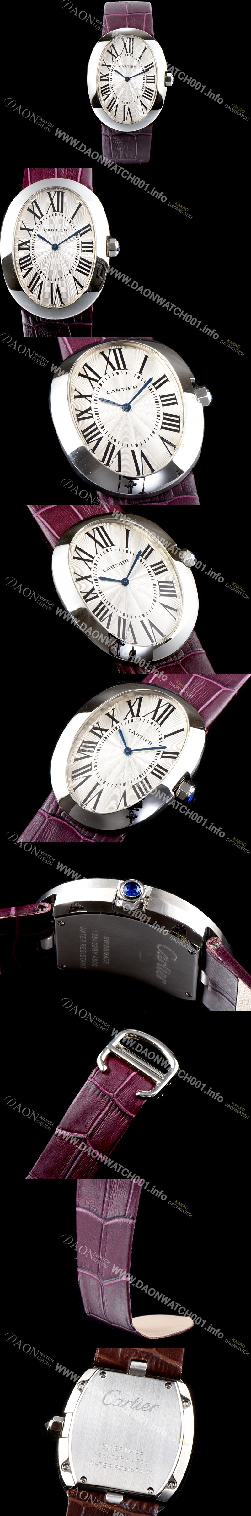 홍콩명품 [까르띠에] 여성용 베누아 스위스 쿼츠 화이트 다이얼 CAR0342